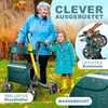 KESSER® Rollator Aluminium faltbar, höhenverstellbar & bis Produktbild-Vorschau 3