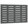 vidaXL Wand-Kopfteil Grau 106x3x63 cm Massivholz Kiefer -  Produktbild-Vorschau 3