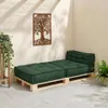 vidaXL Modulární pohovka element zelená 70x70x54 cm látka Náhled obrázku produktu 2