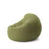 A green beanbag chair is shown against a white background. Produktbild-Vorschau