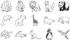 HEYDA Motivstempel Set "Zootiere" Klarsicht Runddose 15 Produktbild-Vorschau 3