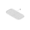 Dornbracht Gittereinsatz Zubehör x 1 194x94x7 perlweiß, Produktbild-Vorschau 3