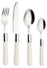 Echtwerk Bistro Besteck-Set 16TLG Essbesteck, Farbe:Creme Produktbild-Vorschau 4
