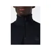 Hugo Boss Pullover Stehkragen dunkelblau einfarbig Produktbild-Vorschau 3