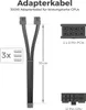 deleyCON 30cm PCIe 12pin Stecker auf 2x8pin Buchse Produktbild-Vorschau 7