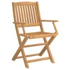 The Living Store Gartenstühle 4 Stk. Klappbar 57,5x54,5x90 Produktbild-Vorschau 5