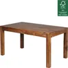 WOHNLING Esszimmertisch 140 cm Sheesham Massivholz Esstisch Produktbild-Vorschau 11