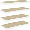vidaXL Étagères suspendues 4 pcs. Chêne et blanc Voir les images du produit 9