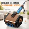 Elektrische Grillbürste 3000mAh mit LED-Licht, 800RPM Produktbild-Vorschau 2