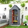 Outsunny Abri de jardin en bois cabane de jardin exterieur Voir les images du produit 2