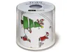 Toilettenpapier Rolle bedruckt Santas so busy - Santa im Produktbild-Vorschau 2