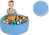 sunnypillow Bällebad für Baby Kinder mit 200 bunten Bällen Produktbild-Vorschau 4
