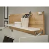 Homeoffice Set weiß mit Eiche CRISP-61 modern 2-teilig mit Produktbild-Vorschau 6