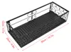 A black metal planter box with decorative scrollwork on the sides, shown from a diagonal angle. Náhled obrázku produktu
