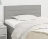 vidaXL Kopfteil Hellgrau 80x5x78/88 cm Stoff Produktbild-Vorschau 2