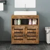 Kúpeľňová skrinka pod umývadlo s policami a dvierkami 60 cm Náhľad obrázku produktu 1
