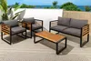 riess-ambiente Outdoor Garten-Sitzgruppe PURE grau natur Produktbild-Vorschau 2