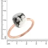 Jamelli Ring 925/- Sterling Silber rot 058 (18,5) Howlith Produktbild-Vorschau 2