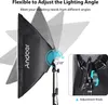 Andoer Studio-Fotografie-Licht-Set, Softbox-Beleuchtungsset Produktbild-Vorschau 2