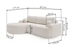 GrainGold Ecksofa L-Form Aurio Rechts - Ecksofa mit Produktbild-Vorschau 9