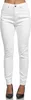 Tazzio Damen Skinny Fit High Waist Jeans F101 (Weiß, 38) Produktbild-Vorschau 1