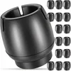 16x Stuhlbein Kappen 12-16mm Mit Filz Schwarz Bodenschutz Produktbild-Vorschau 7