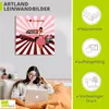 ARTland Leinwandbild Ich liebe Rockabilly Größe: 100x100 cm Produktbild-Vorschau 3