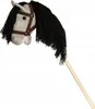 Koń na kiju Hobby Horse, szary z lejcami, 80 cm Podgląd zdjęcia produktu 2