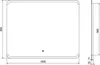 Mexen Nida podsvícené koupelnové zrcadlo 100 x 80 cm, LED Náhled obrázku produktu 5