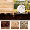 COSTWAY 2-tlg. Gartenzaun, Steckzaun 119x115,5cm(L x H), Produktbild-Vorschau 5