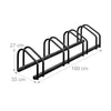 Stojak rowerowy Relaxdays, na 4 rowery, stalowy parking Podgląd zdjęcia produktu 4
