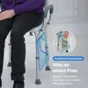 Safe Age Duschstuhl mit Abnehmbarer Rückenlehne und Produktbild-Vorschau 5