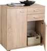Kommode - Eiche Sonoma Nachbildung - B 71 cm - zwei Türen - Produktbild-Vorschau 10