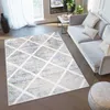 Tapiso Teppich VALLEY Modern Kurzflor Grau Beige Blau Produktbild-Vorschau 1