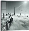 DEQORI Glasbild Echtglas 50x50 cm 'Himmel über Dubai' Produktbild-Vorschau 1