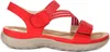 Rieker  Chaussures pour femmes Sandales Rouge Loisirs, Voir les images du produit 5