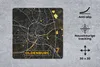 MuchoWow® Mauspad Mousepad Deutschland - Gold - Stadtplan - Produktbild-Vorschau 2
