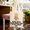 Mr. & Mrs. Panda Tote Bag Tischler Herz - Transparent - Produktbild-Vorschau 2