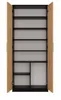 Regał zamknięty dwudrzwiowy Oliv antracyt/artisan komplet Produktbild-Vorschau 2