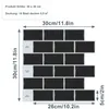 LZQ 10 kusů 3D samolepky na dlaždice 30 × 30 cm, koupelnové Náhled obrázku produktu 2