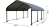 Carport Metallcarport "Phoenix" - 13,5 m² - Grau Produktbild-Vorschau 3