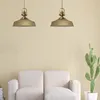 Pendelleuchte I Aslet l Ø41 cm E27 Metall Beige Vintage Produktbild-Vorschau 7