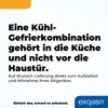 Exquisit Mini Kühl-Gefrierkombination, Kühlschrank mit Produktbild-Vorschau 6