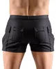 Svenjoyment - Pantaloncini da uomo neri con grandi tasche Anteprima dell’immagine prodotto 4