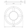 Altalena a nido Ø 98 cm - Altalena sospesa fino a 150 kg - Anteprima dell’immagine prodotto 4