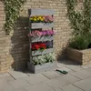 Relaxdays – podwyższona grządka, drewno, wymiary: 180 x 80 Podgląd zdjęcia produktu 2