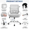 Yaheetech Bürostuhl Schreibtischstuhl ergonomischer Produktbild-Vorschau 8