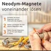 ECENCE Neodym Magnete 10 Stk. - Runde Supermagnete - Extrem Produktbild-Vorschau 5