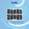 Knaak Sicherheitsaugen Set 100 Stück 6-12 mm Schwarz mit Produktbild-Vorschau 8