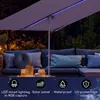 Blumfeldt Bayonne parasol ogrodowy, 130 x 180 cm, solarne Podgląd zdjęcia produktu 2